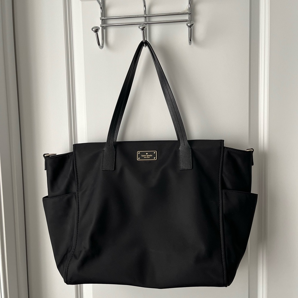 Kate Spade Black Tote Bag/Diaper Bag